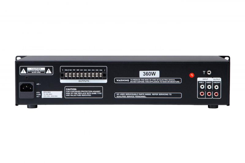 Фото Трансляционный усилитель мощности SKY SOUND MPA-3600 (6-ZONE) L
