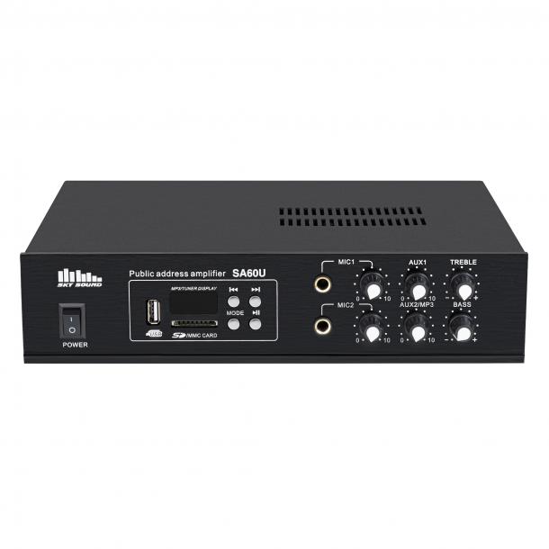 Фото Трансляционный усилитель мощности SKY SOUND SA-60U BLACK L