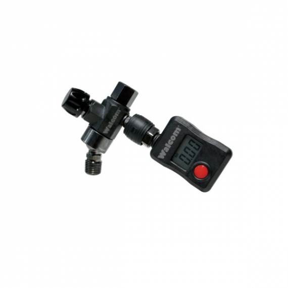 Фото WALCOM GENESI CARBONIO 360 HTE LIGHT BASE 1.2 / 1.3 / 1.4 мм  с  цифровым манометром