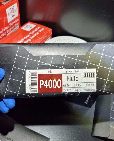 Фото Carsystem ProFlex PLUTO  круги шліфувальні / самоклейки  1 лист  10 шт 34 mm