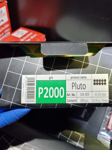 Фото Carsystem ProFlex PLUTO  круги шліфувальні / самоклейки  1 лист  10 шт 34 mm