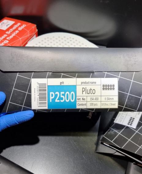 Фото Carsystem ProFlex PLUTO  круги шліфувальні / самоклейки  1 лист  10 шт 34 mm