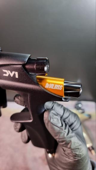 Фото Devilbiss DV1 C+  1.3 mm с бачком