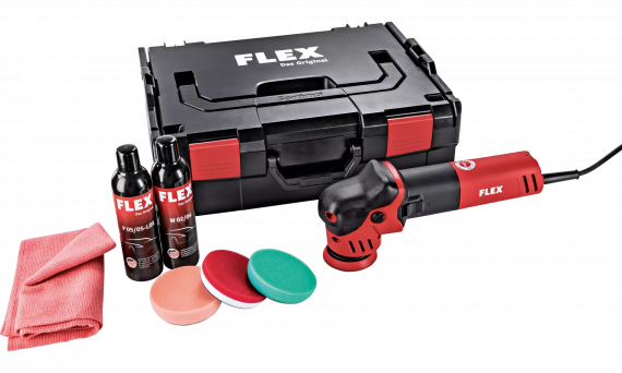 Фото FLEX XFE 7-12 80 SET (набор в кейсе) Эксцентриковая  полировальная  машинка 75мм