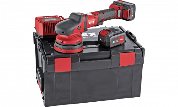 Фото FLEX XCE 8 125 18.0-EC/5.0 Set Аккумуляторная эксцентриковая полировальная машина 18,0 В