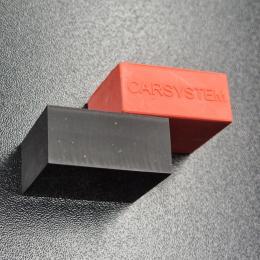 CARSYSTEM  MERCURY BLOCK  HARD  29*35mm прямокутний жорсткий чорний