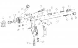 Краскопульт One Tech NT-100 1.3мм