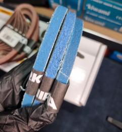 MIRKA FILE BELT ZIR P80 10 mm x 330 mm ленты к ленточной пневматической машинке  (10шт в упаковке )