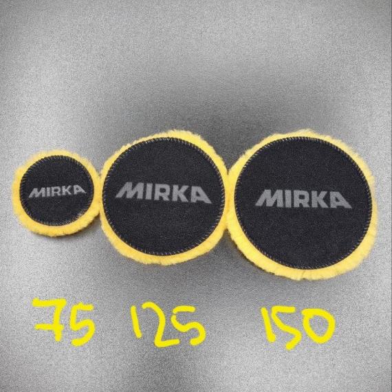 Фото MIRKA Полировальный диск Pro из овчины Ø125 мм
