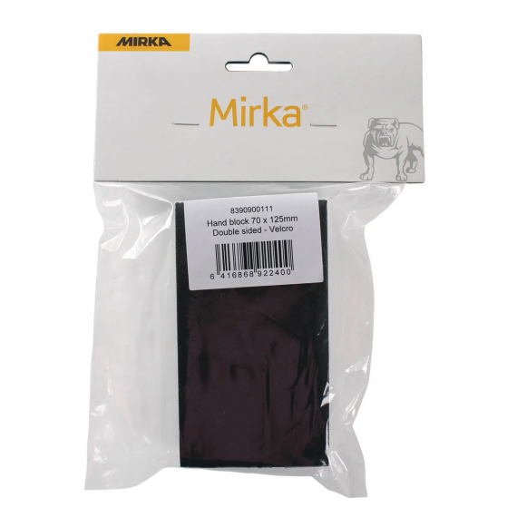 Фото MIRKA Шлифовальный блок 70 x 125 мм двухсторонний мягкий/жесткий