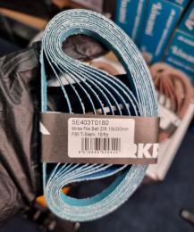 MIRKA FILE BELT ZIR P40 10 mm x 330 mm ленты к ленточной пневматической машинке  (5шт в упаковке )