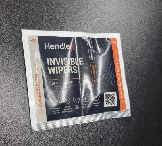 Фото HENDLEX INVISIBLE WIPERS антидождь на стекло в виде салфеток