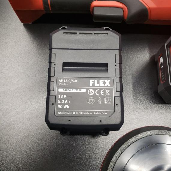 Фото FLEX PE 150 18.0-EC аккумуляторная роторная полировальная машинка