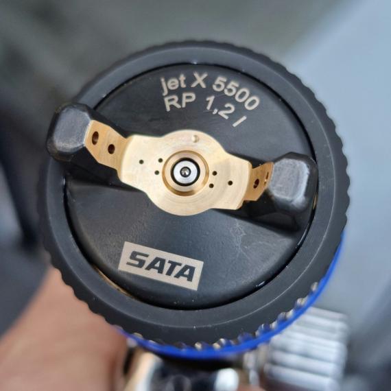 Фото SATA jet X 5500 Rp  1.2мм /1.3  мм  /1.4мм с двумя одноразовыми бачками