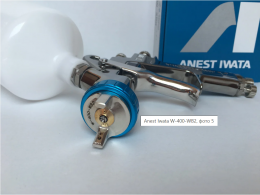 Краскопульт Anest Iwata W 400 WB2  дюзы 1.2 / 1.3 / 1.4 / 1.6 мм