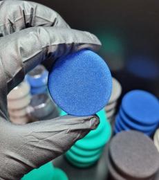 ZVIZZER Ø55/20/35 mm  THERMO PAD  BLUE ( середньої жорсткості )  другий  крок