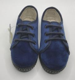 Blucher terciopelo marino cadena