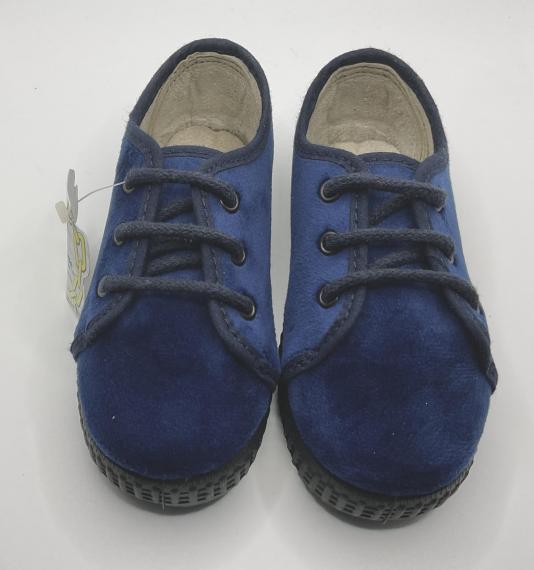 Foto Blucher terciopelo marino cadena