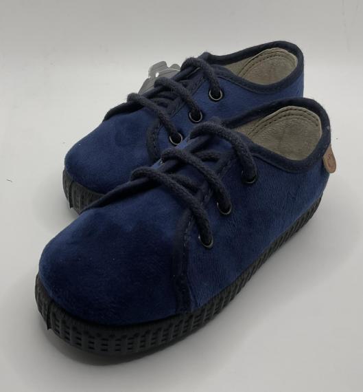 Foto Blucher terciopelo marino cadena