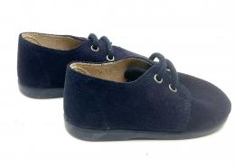 Blucher en serraje marino de BATILAS