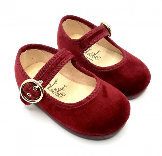 Foto MERCEDITAS VELVET, TERCIOPELO, GUINDA DE TOKOLATE