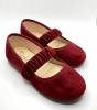 Foto MERCEDITAS FRUNCIDAS EN TERCIOPELO, GUINDA DE TOKOLATE