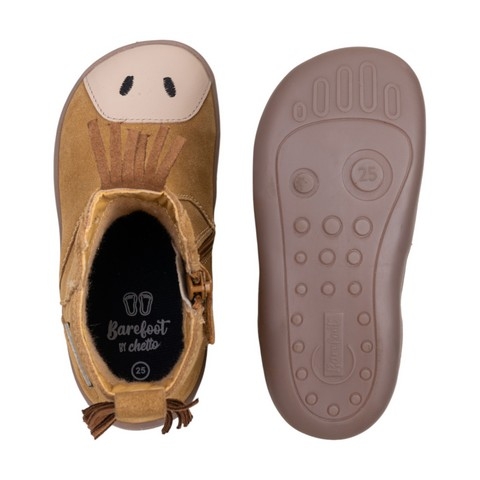 Foto BOTA BAREFOOT EN PIEL - CABALLO - TEX CAMEL DE CHETTO