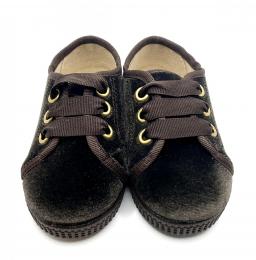 BLUCHER  TERCIOPELO, CHOCOLATE DE BATILAS