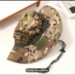 Тактична панама «Мілітаріст» камуфляжна, дихаюча