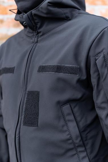 Фото Куртка SoftShell gen 1 Чорний (демісезонна)