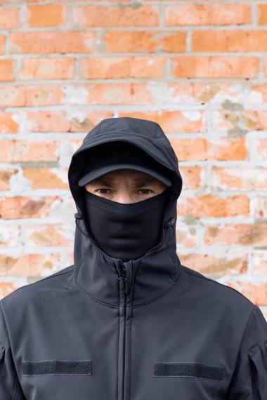 Фото Куртка SoftShell gen 1 Чорний (демісезонна)