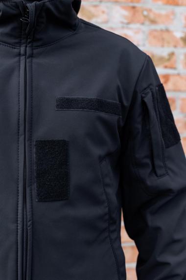 Фото Куртка SoftShell gen 1 Чорний (демісезонна)