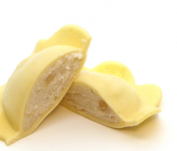Foto Ravioli de queso y pera